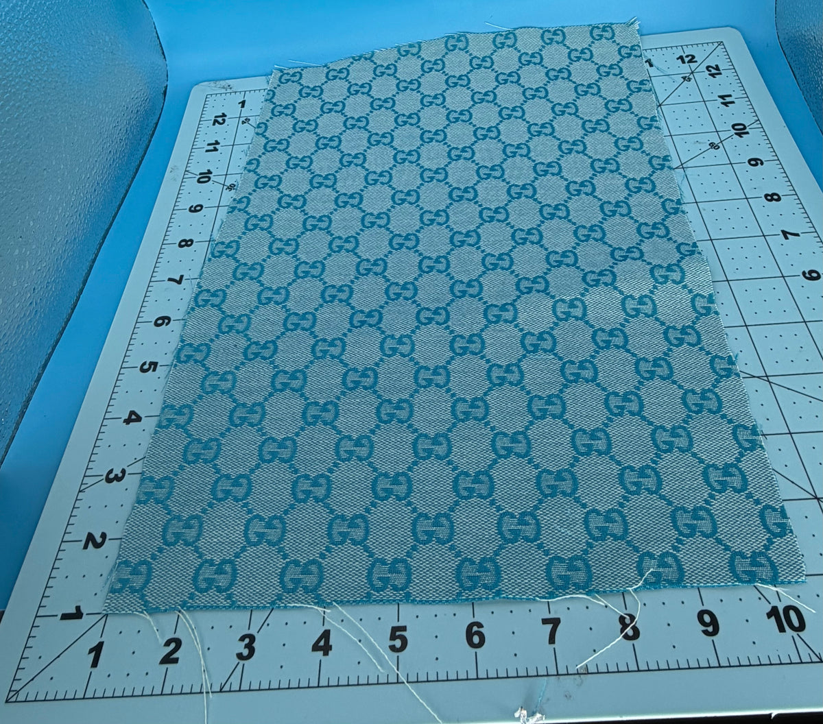 DESIGNER INSPIRED LOGO FABRIC “GUCCI” FABRIC