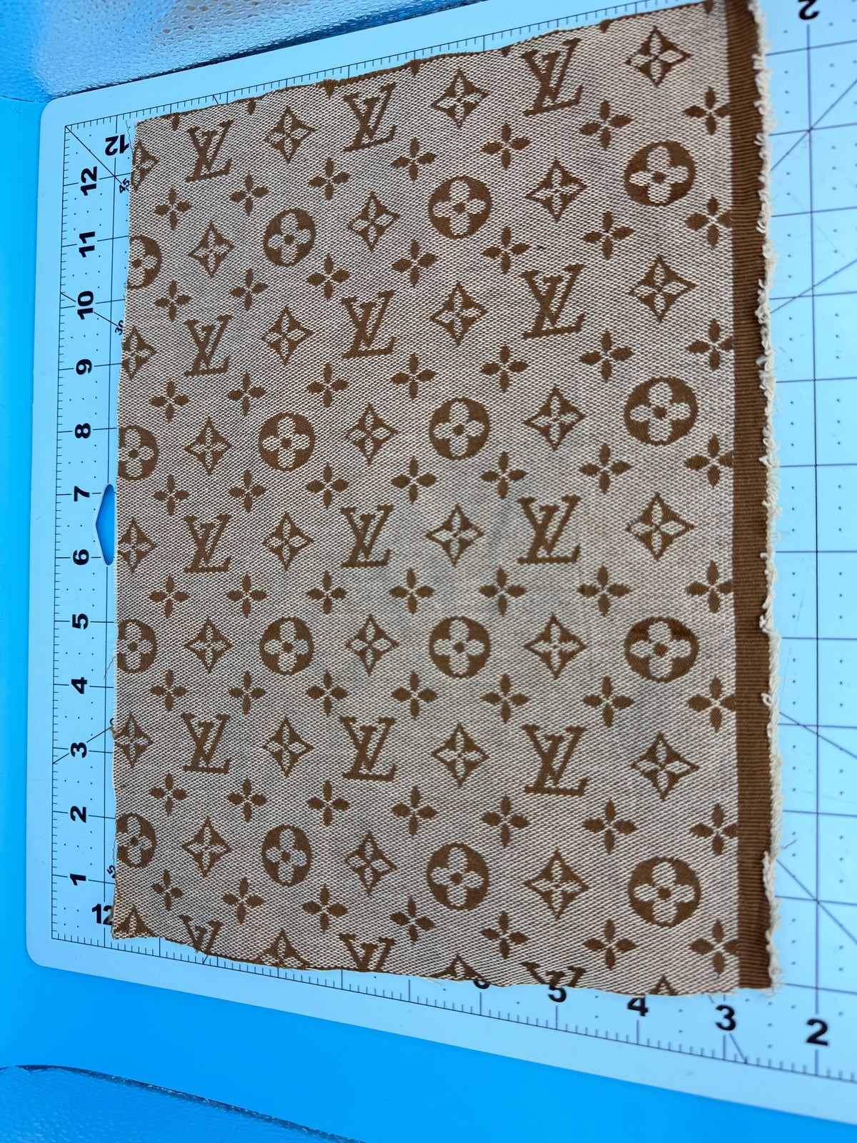 DESIGNER INSPIRED “LV” FABRIC SHEET