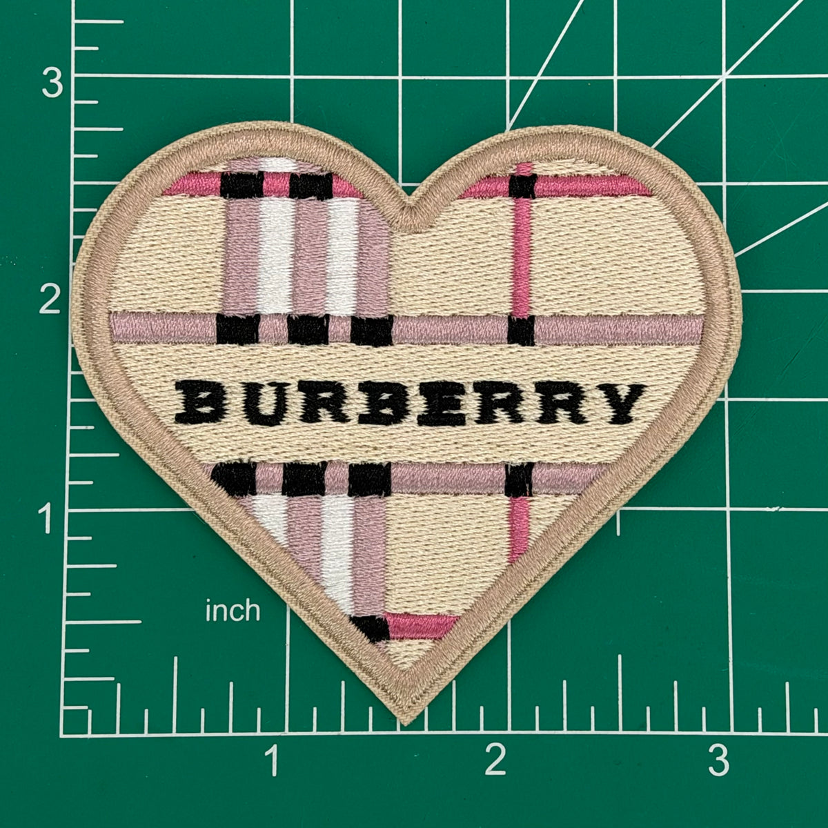2PC “BURBERRY” PATCH SET