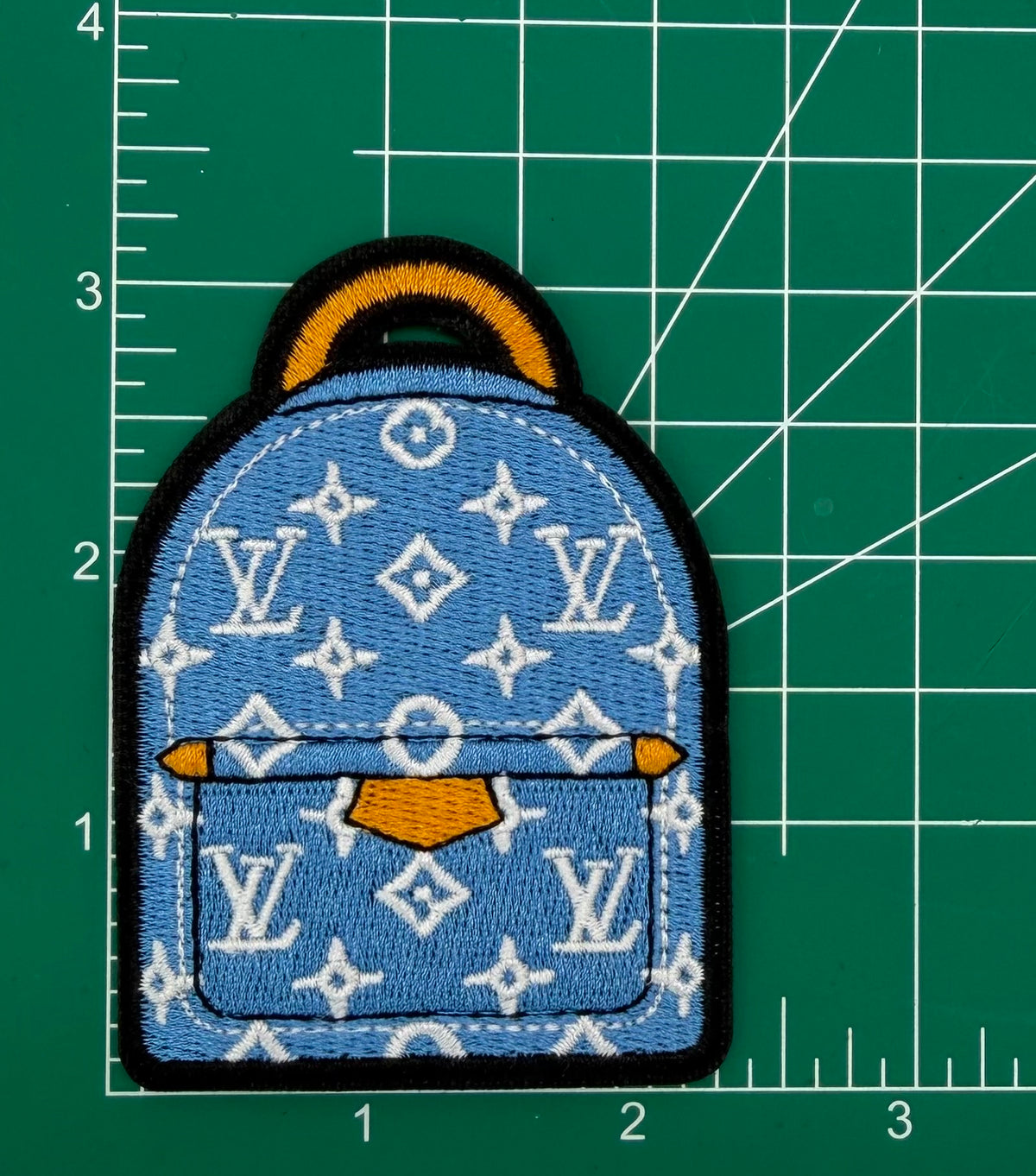 5PC DENIM “LV” patch set