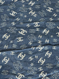 DENIM LUXURY DESIGNER INSPIRED FABRIC “CHANEL”