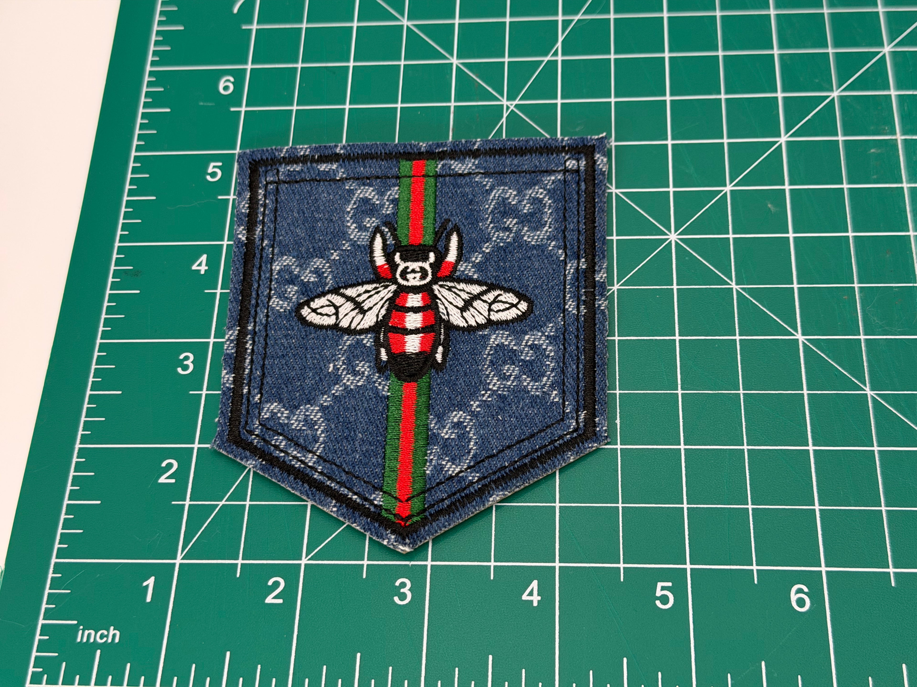 5pc DESIGNER INSPIRED Embroidered Fashion Patches: “GUCCI”, “COACH” BETTY BOOP, BIG MAMA