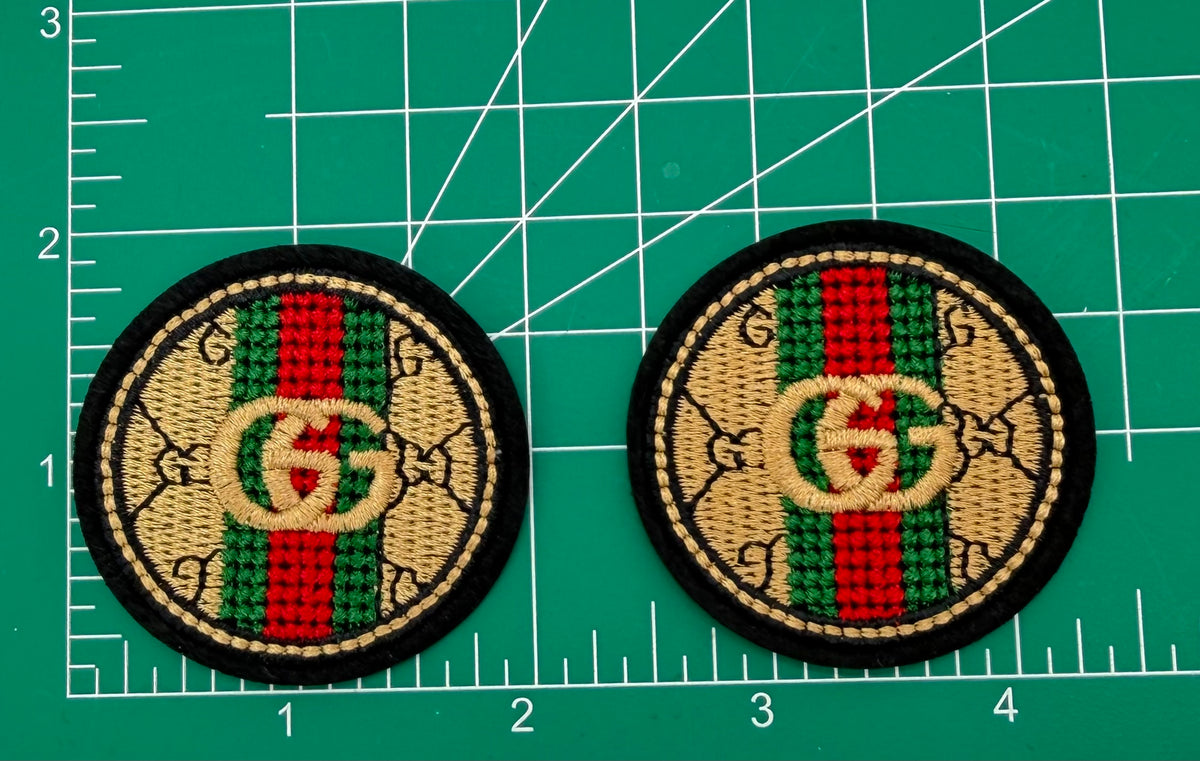 5PC “GUCCI” ARMY GIRL PATCH SET