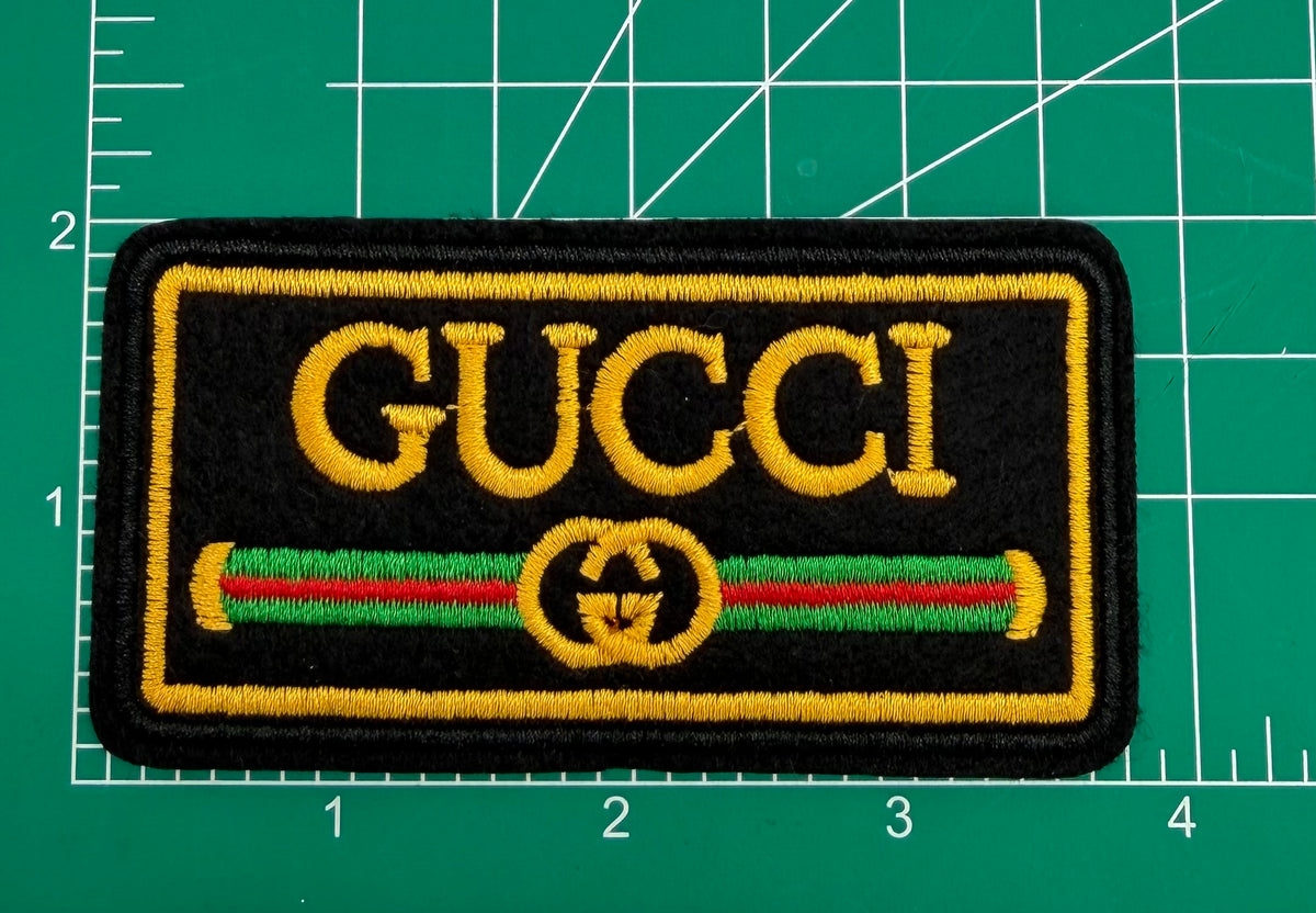 6PC “GUCCI” IRON-ON PATCH SET