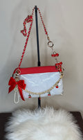 RED CLEAR CROSSBODY
