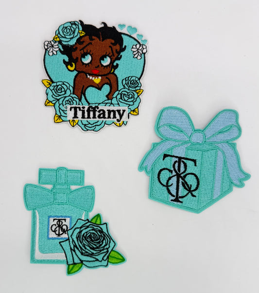 NEW 3PC “TIFFANY” PATCHES