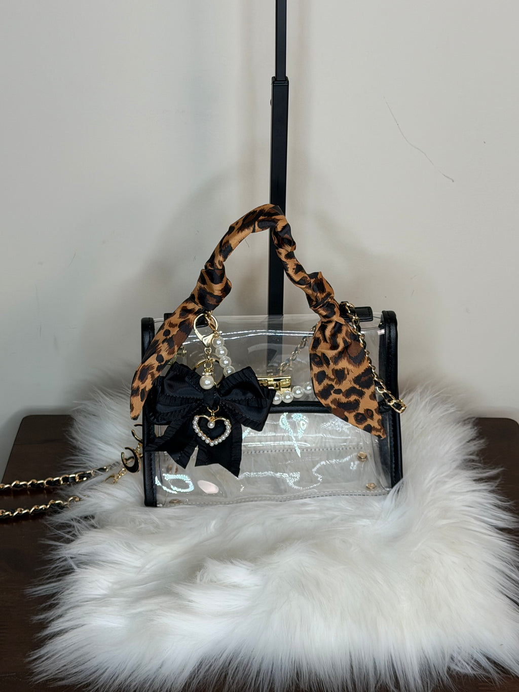 BLACK/CLEAR CONCERT/STADIUM HANDBAG