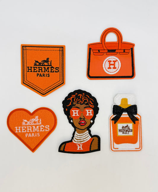 6PC “HERMES” SOPHISTICATED LADY PATCH SET