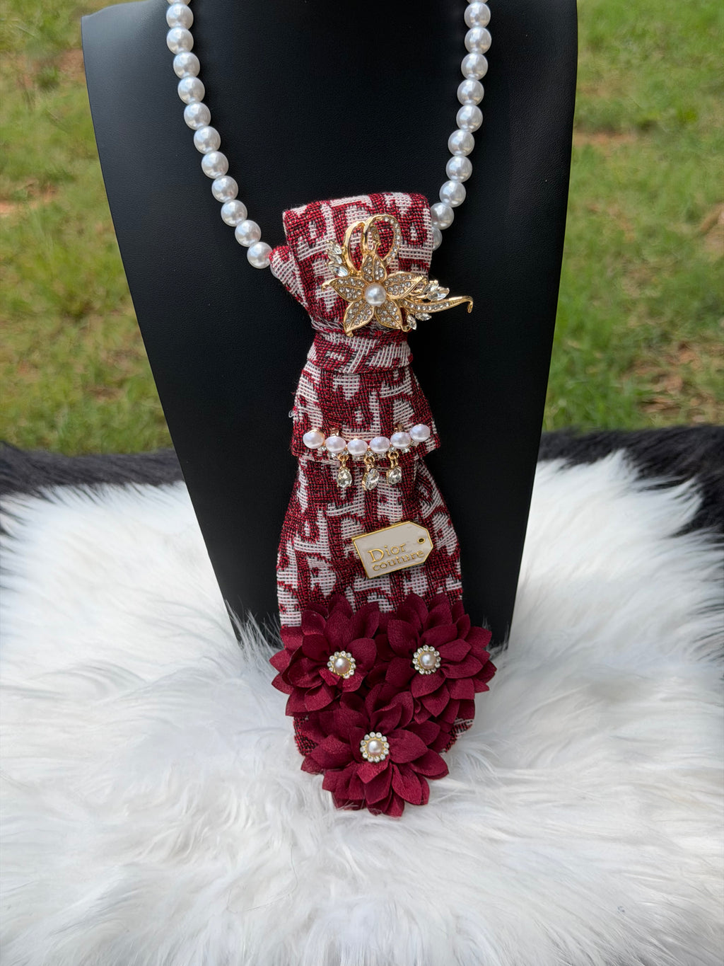BURGUNDY “DIOR” CUSTOM TIES