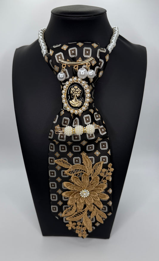 UPSCALED CUSTOM TIE NECKLACE