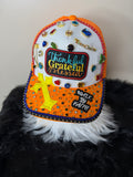 THANKFUL, GRATEFUL, BLESSED TRUCKER HAT