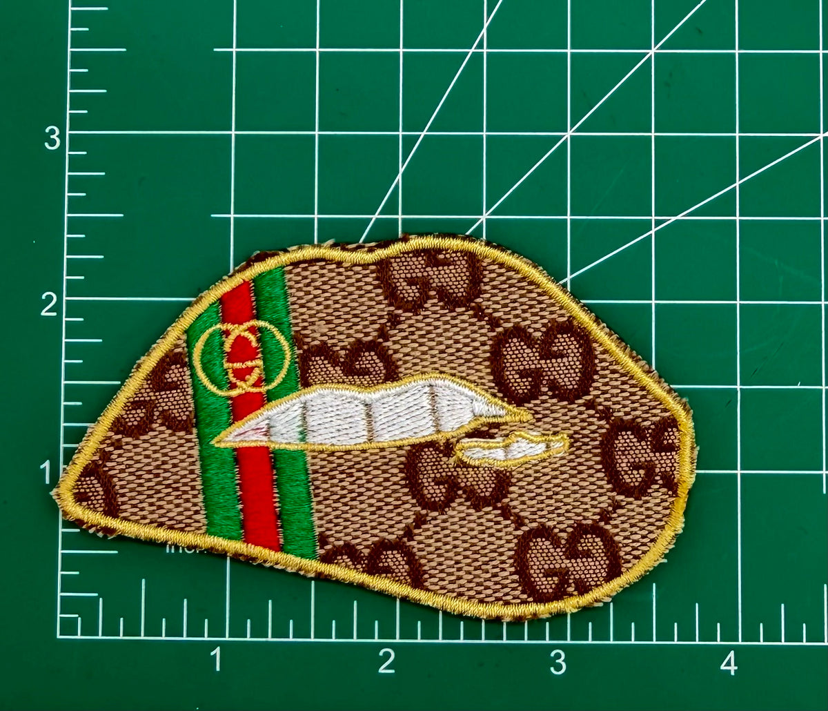 6PC “GUCCI” IRON-ON PATCH SET