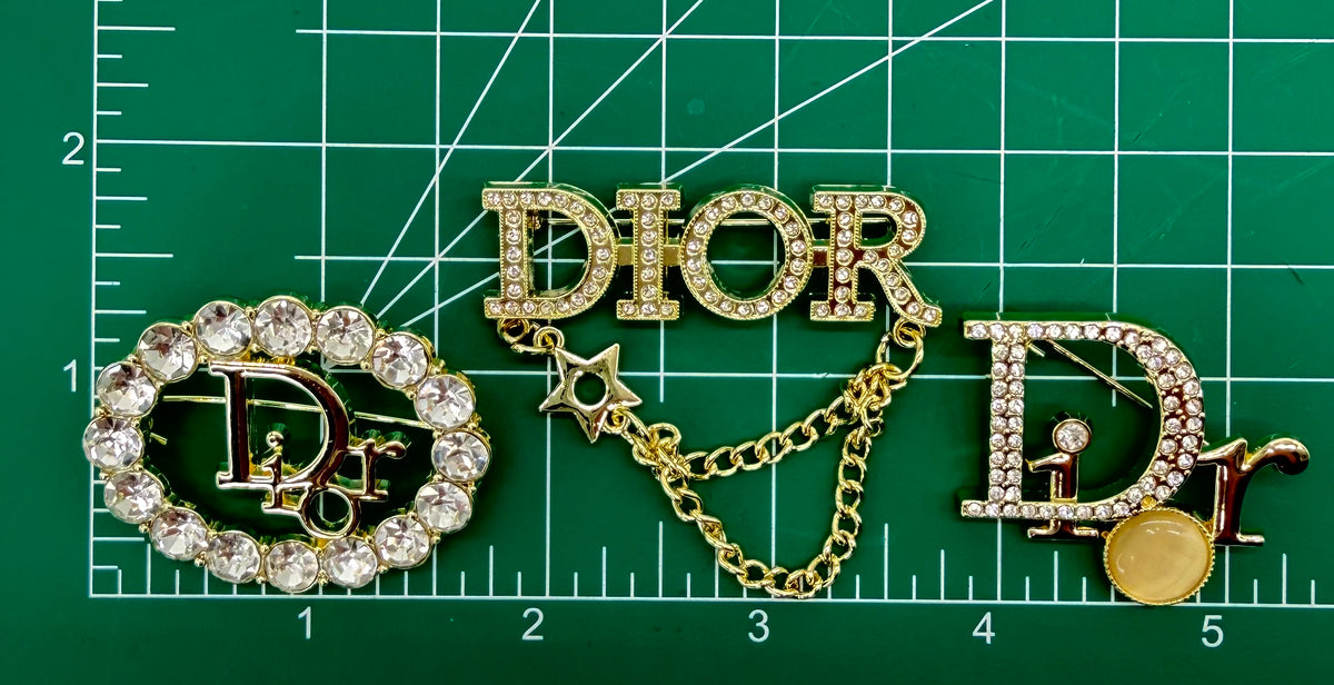 6PC “DIOR” “DIOR GIRL”Patch/brooch set