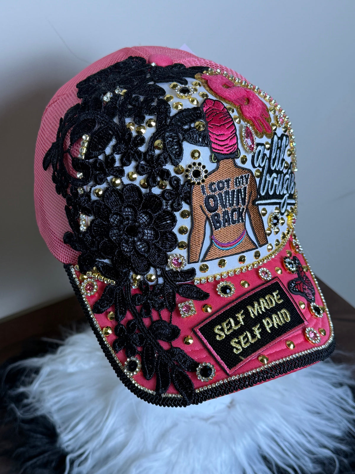 “I GOT MY OWN BACK” CUSTOM TRUCKER HAT