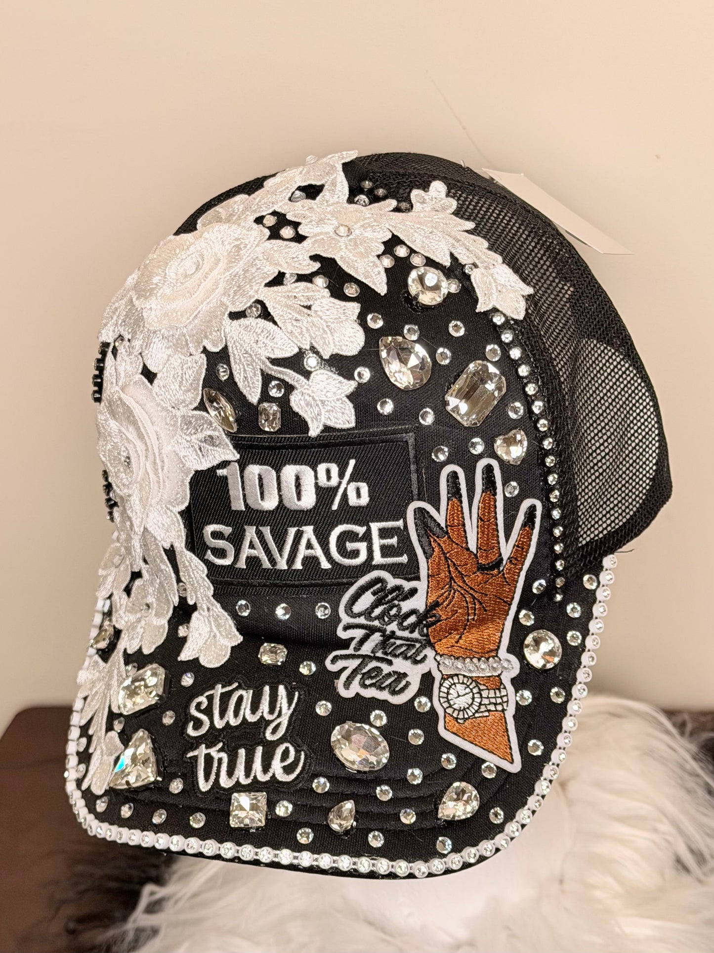 “100% SAVAGE” CUSTOM TRUCKER HAT