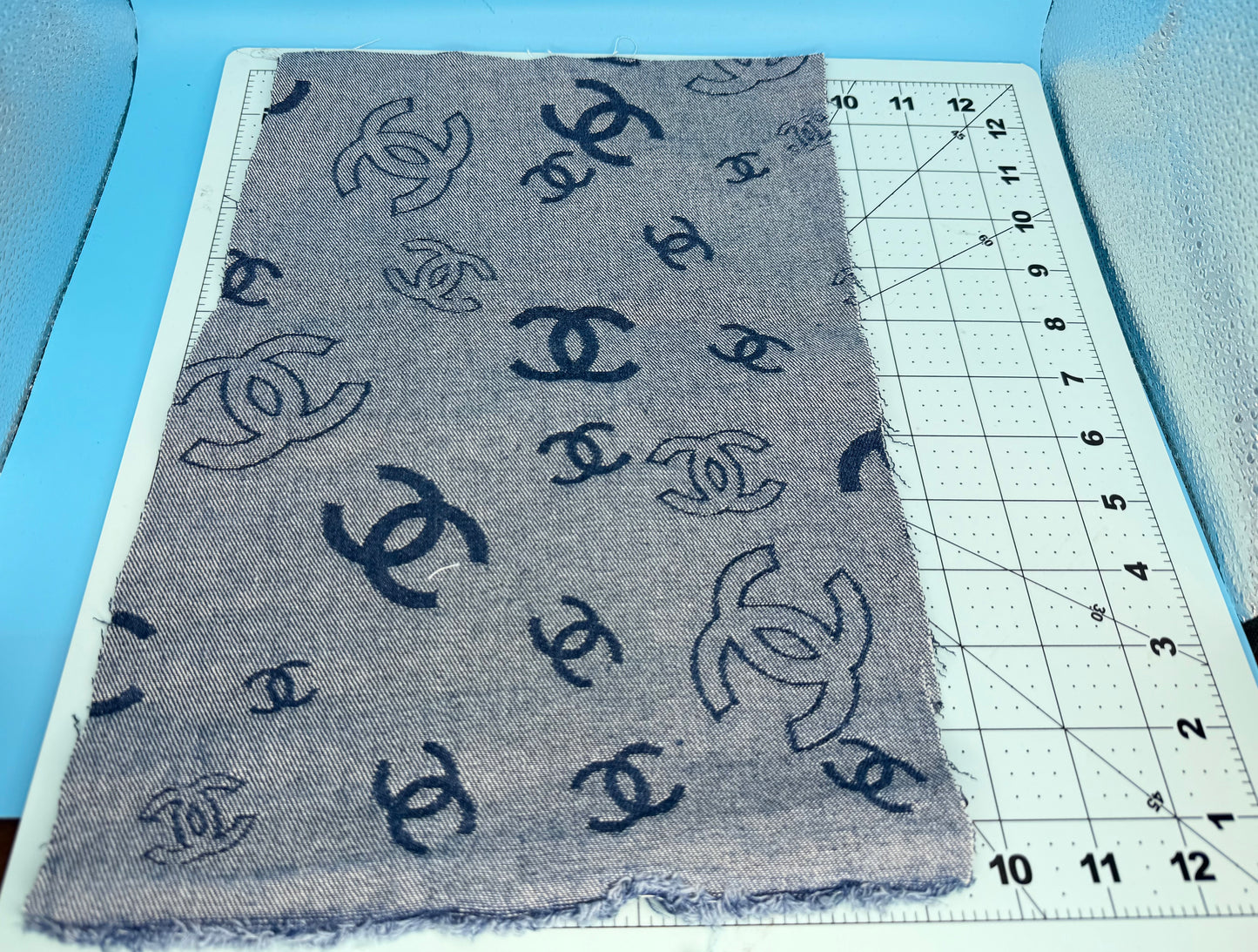 5PC DESIGNER “CC” FABRIC/PATCH/CHARM SET