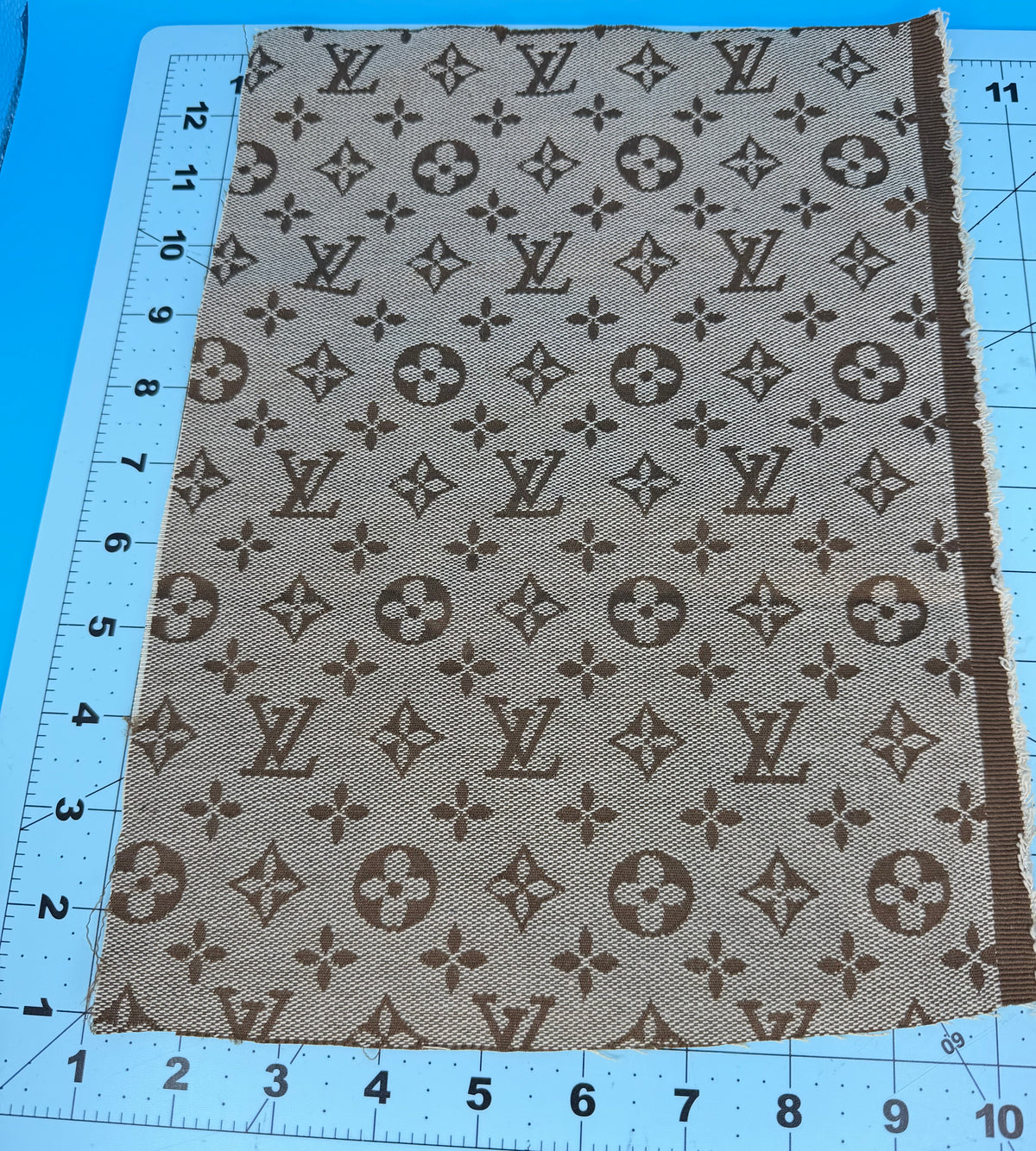 DESIGNER INSPIRED “LV” FABRIC SHEET