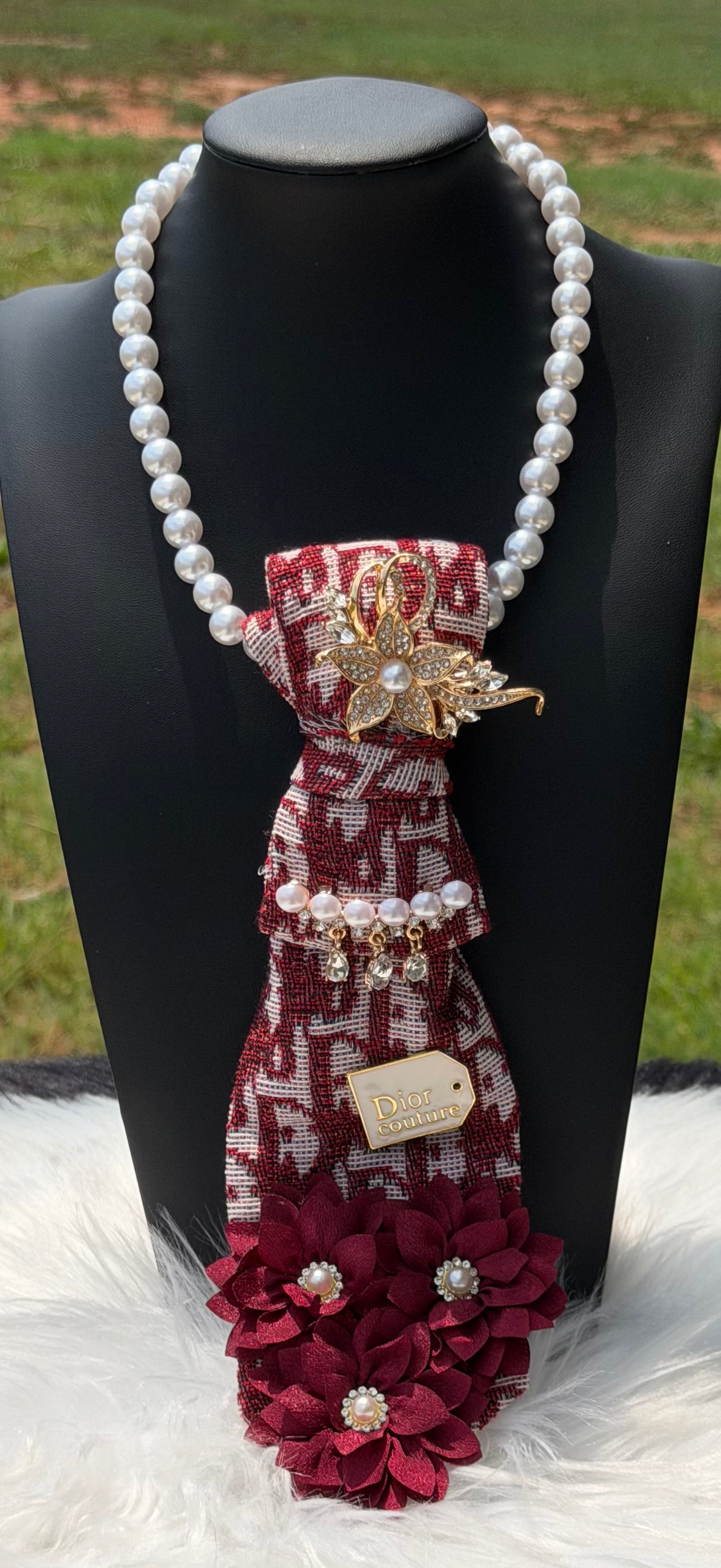 BURGUNDY “DIOR” CUSTOM TIES