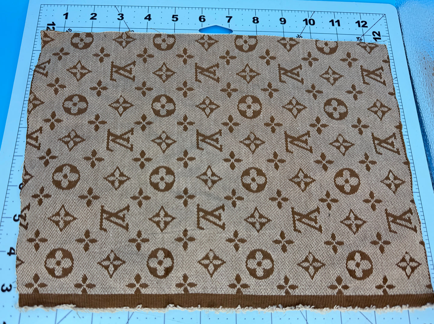 8PC DESIGNER “LV” FABRIC/CHERRY PATCH/CHARM SET
