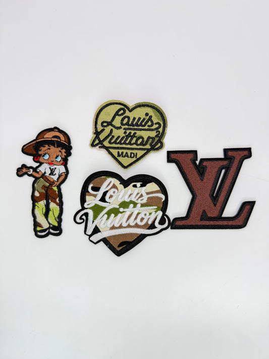 4PC ARMY “LV” PATCH SET