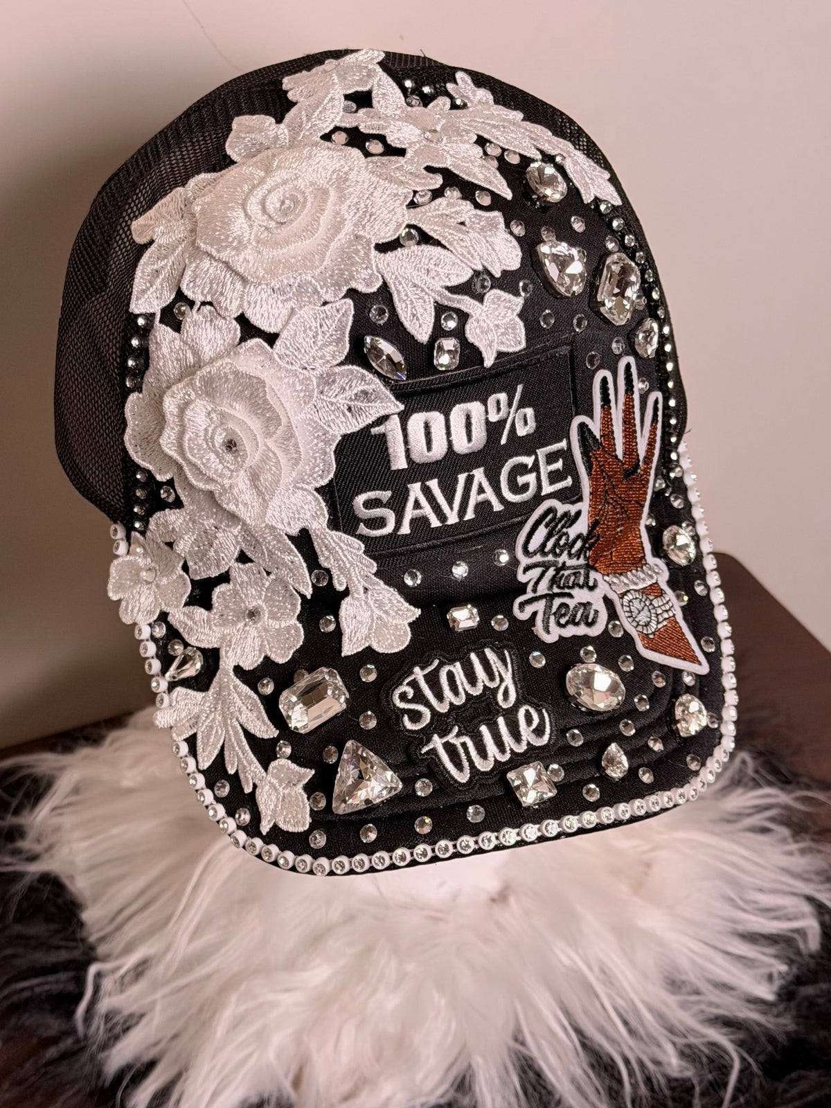 “100% SAVAGE” CUSTOM TRUCKER HAT