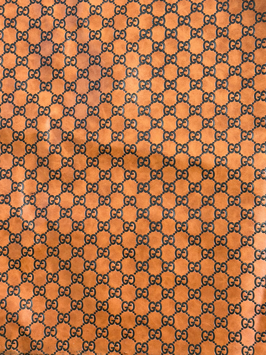 LUXURY DESIGNER INSPIRED LEATHER FABRIC “GUCCI”