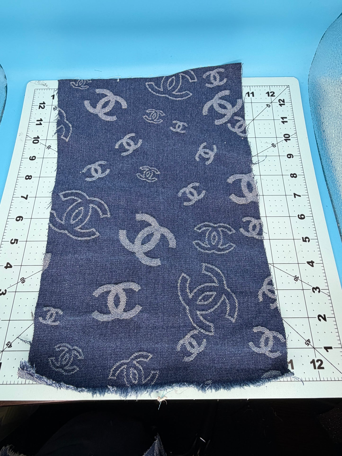 5PC DESIGNER “CC” FABRIC/PATCH/CHARM SET