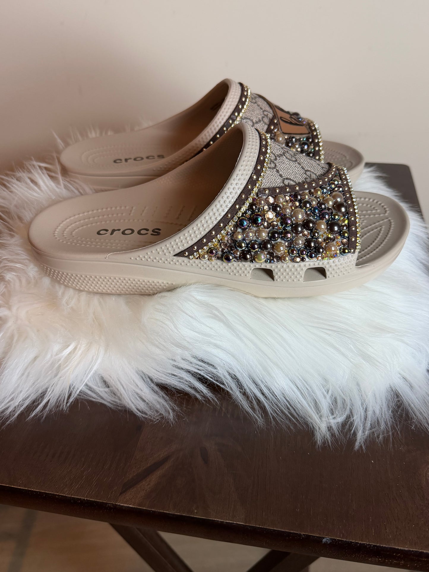 “BLESSED” CUSTOM CROCS