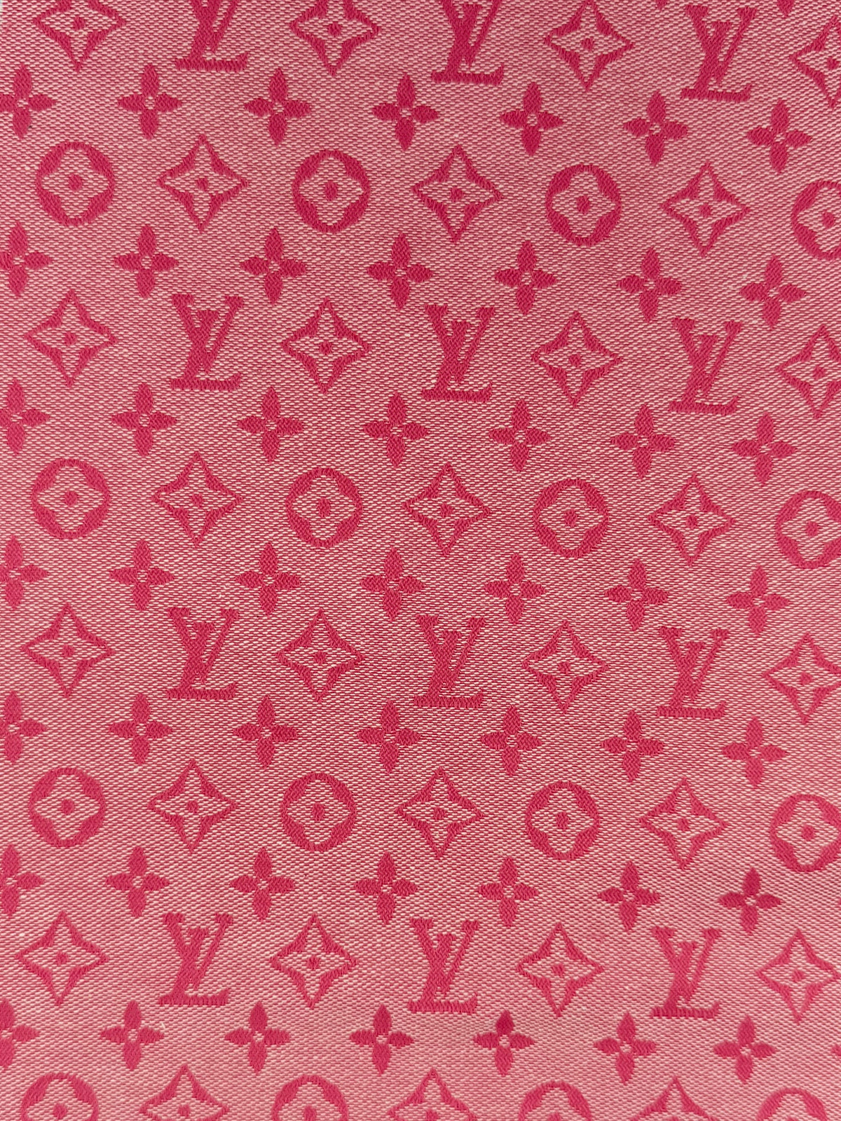 5PC DESIGNER “LV” FABRIC/PATCH/CHARM SET