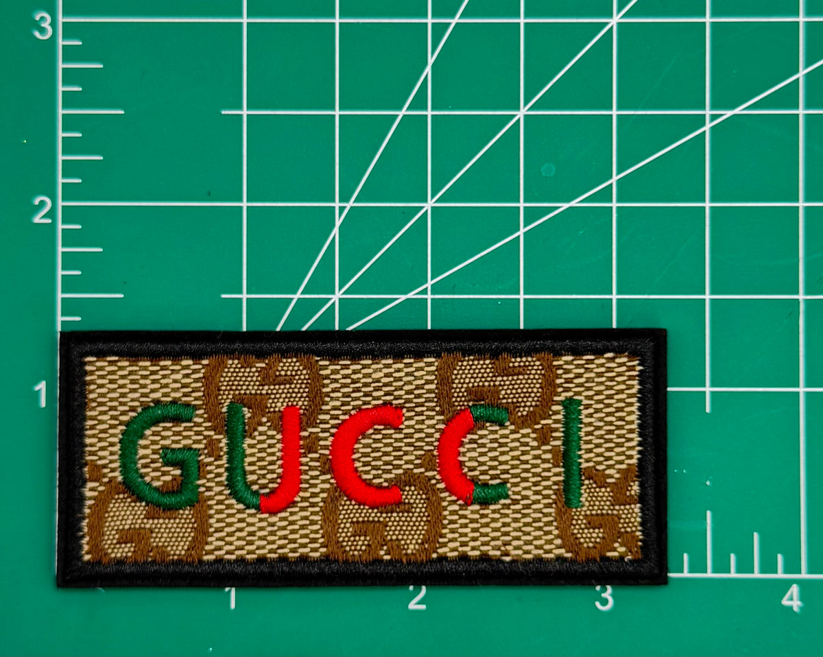6PC “GUCCI” IRON-ON PATCH SET