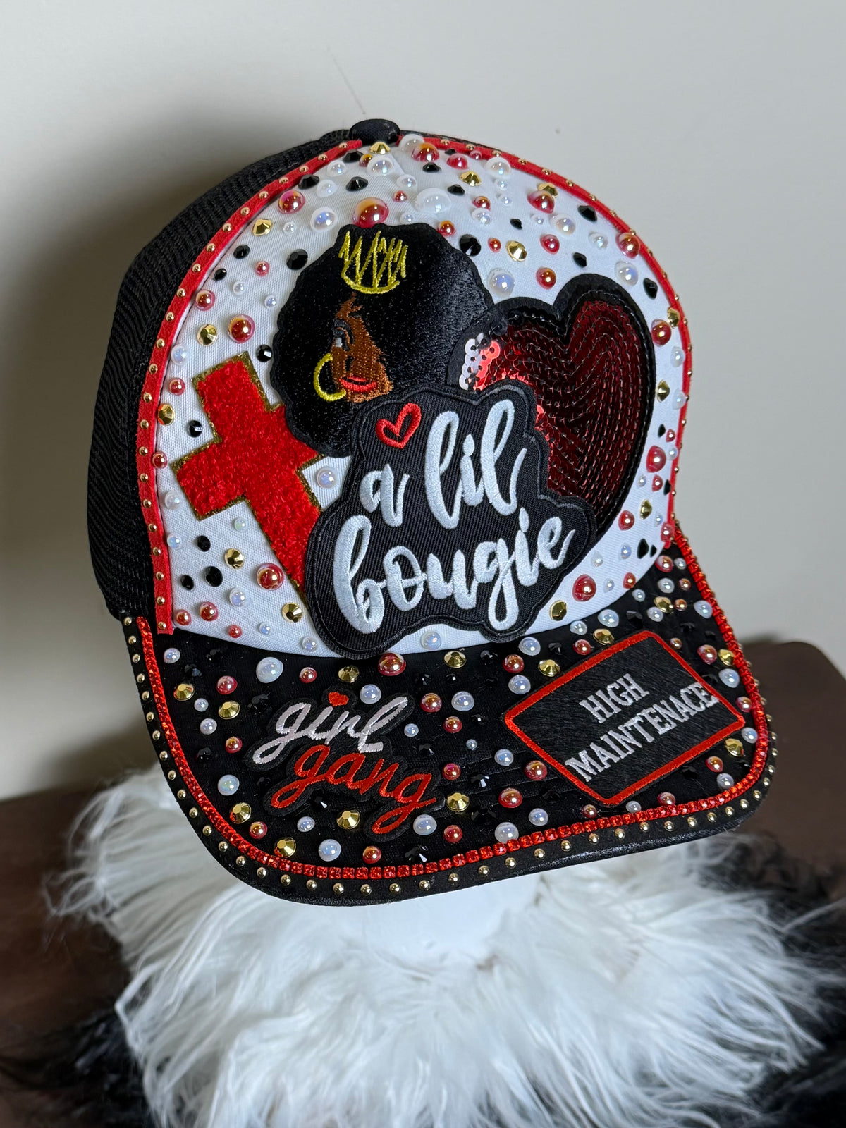 “HIGH MAINTENANCE” CUSTOM TRUCKER HAT