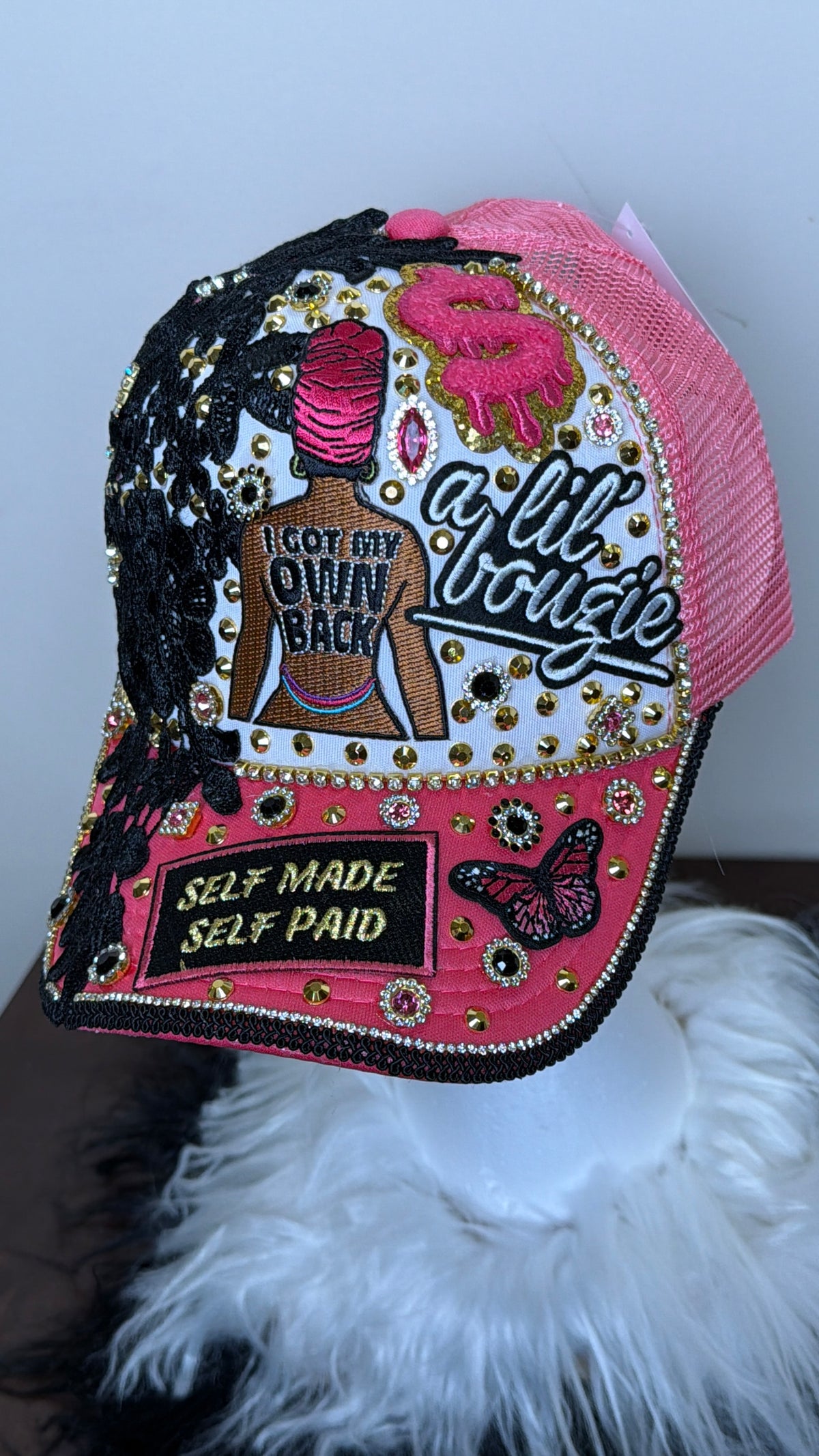 “I GOT MY OWN BACK” CUSTOM TRUCKER HAT