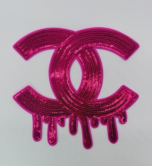 LARGE FUCHSIA “CHANEL” PATCH