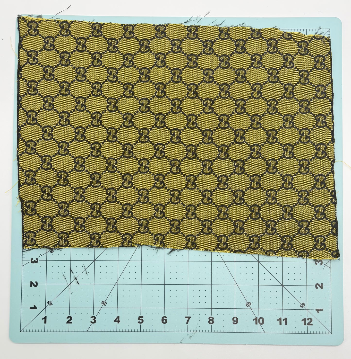 DESIGNER LOGO “GUCCI” FABRIC SHEET