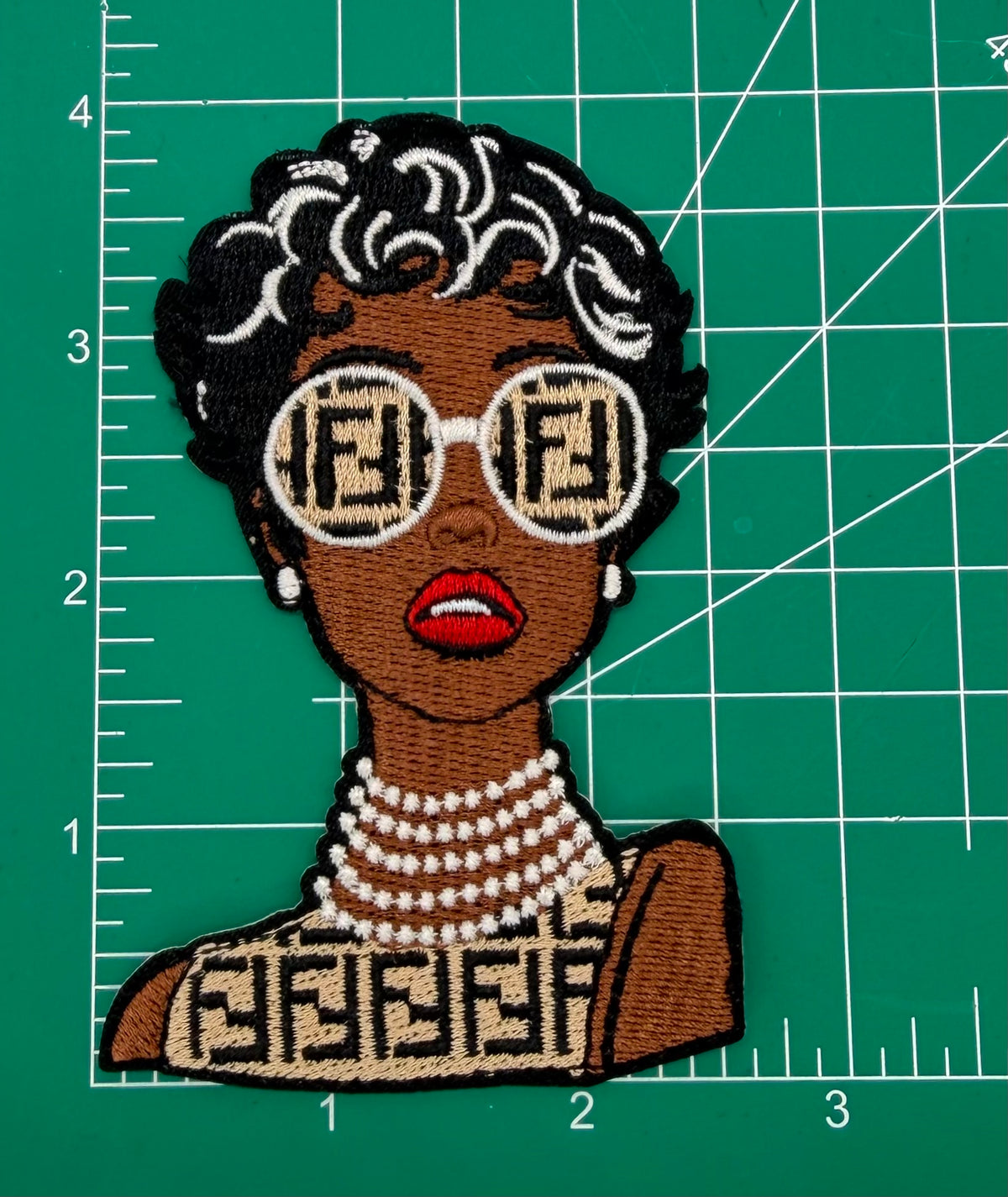 5PC “FENDI” “Sophisticated lady” patch/charm set