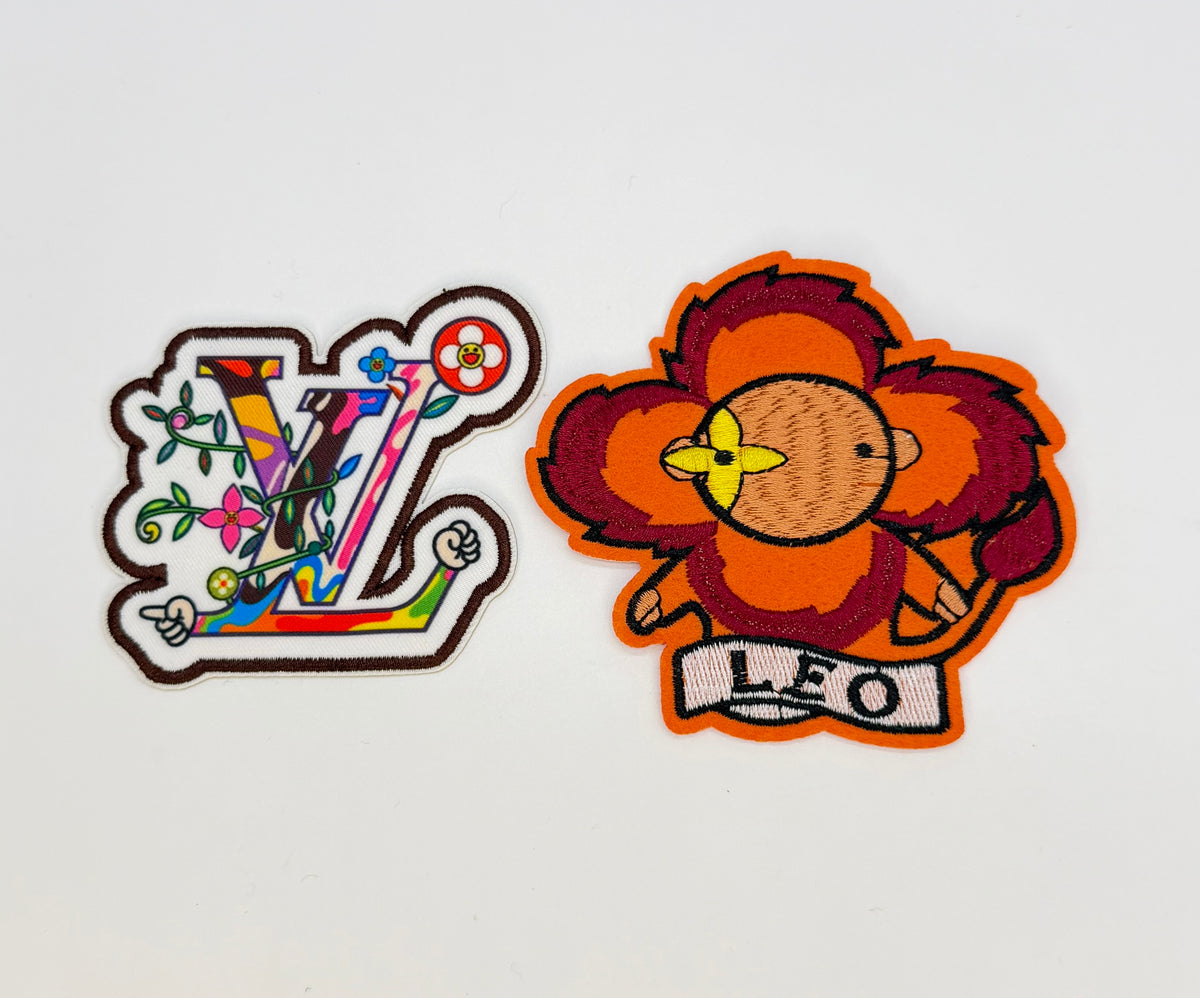 2PC “LV” ZODIAC PATCH SET