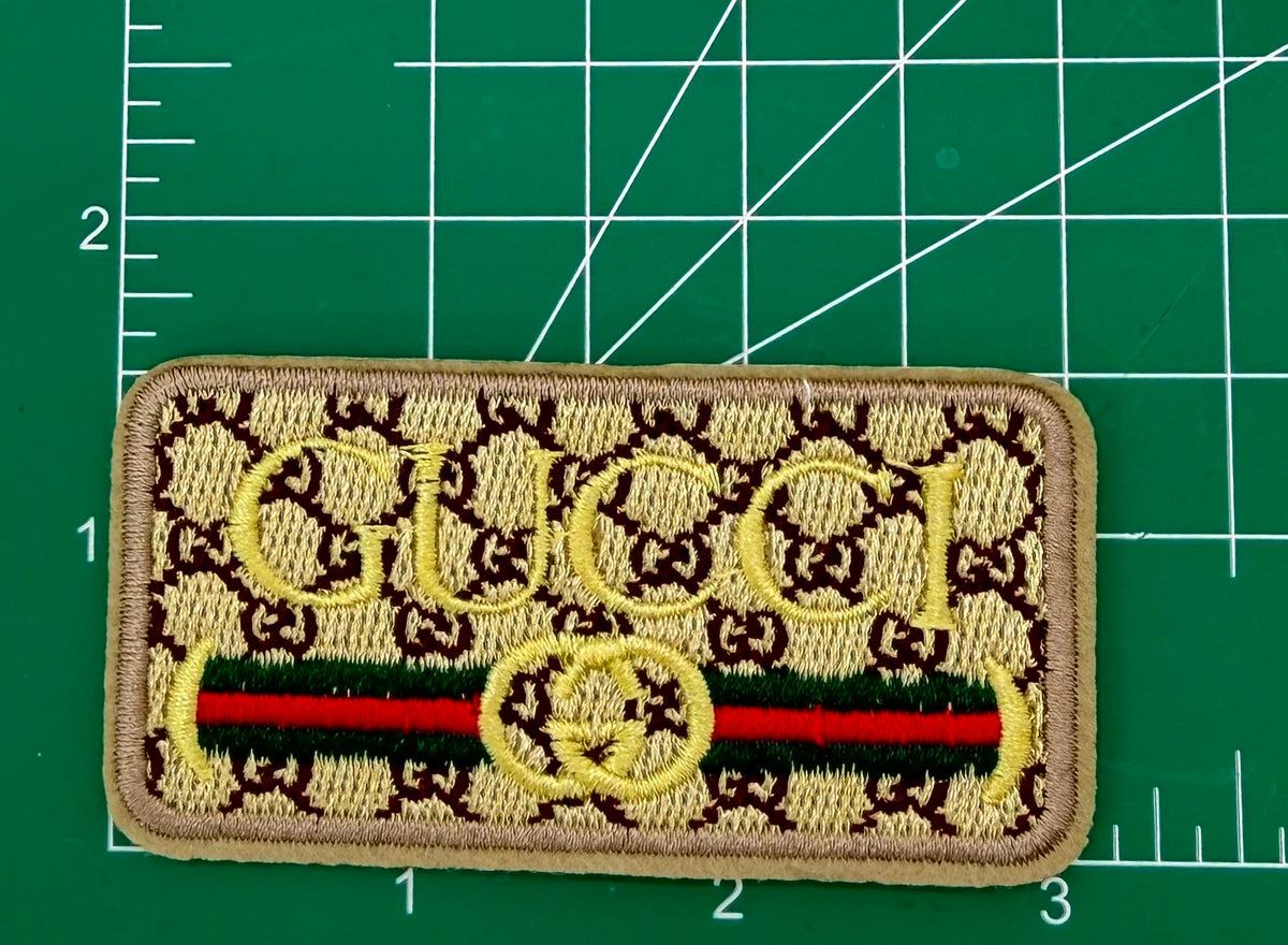 5PC “GUCCI” ARMY GIRL PATCH SET