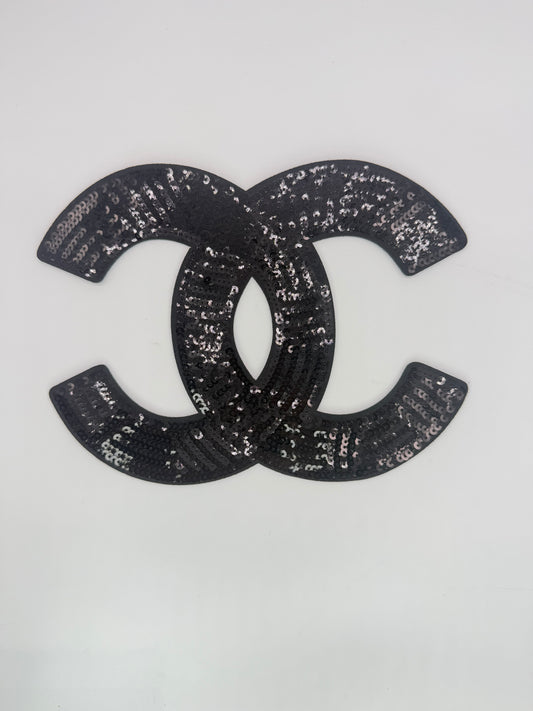NEW LARGE PATTERNED SEQUIN “CHANEL” PATCH