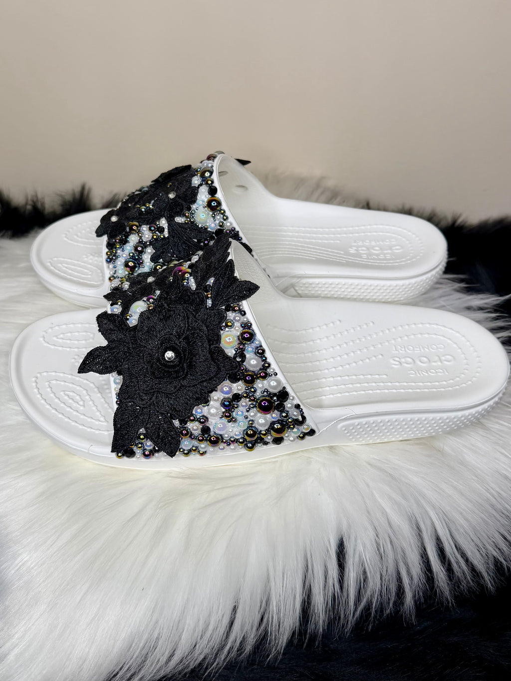 CUSTOM CROCS SLIDES