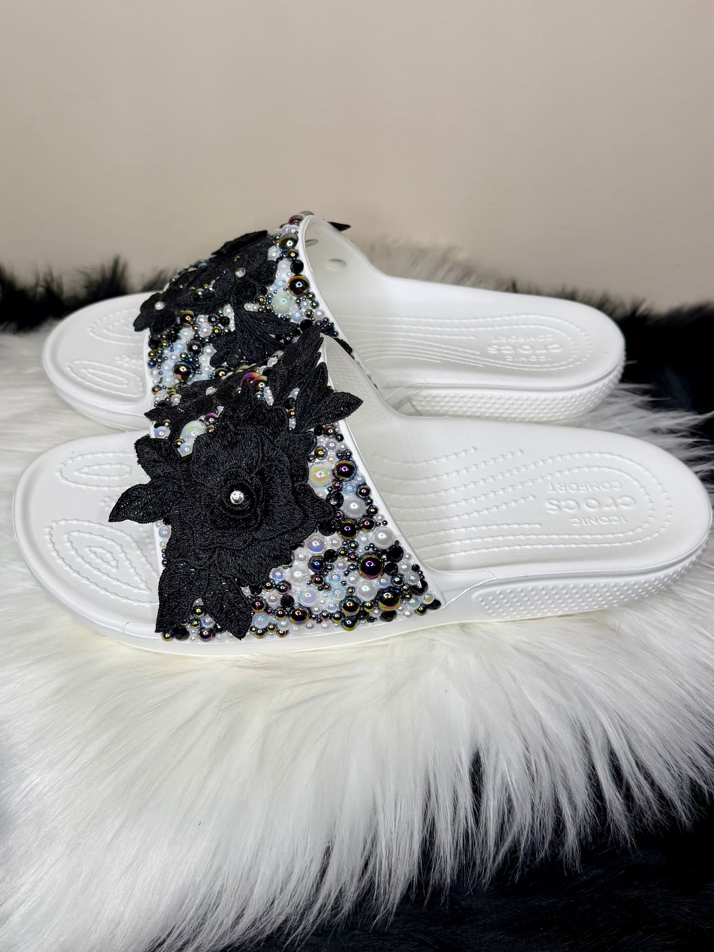 CUSTOM CROCS SLIDES