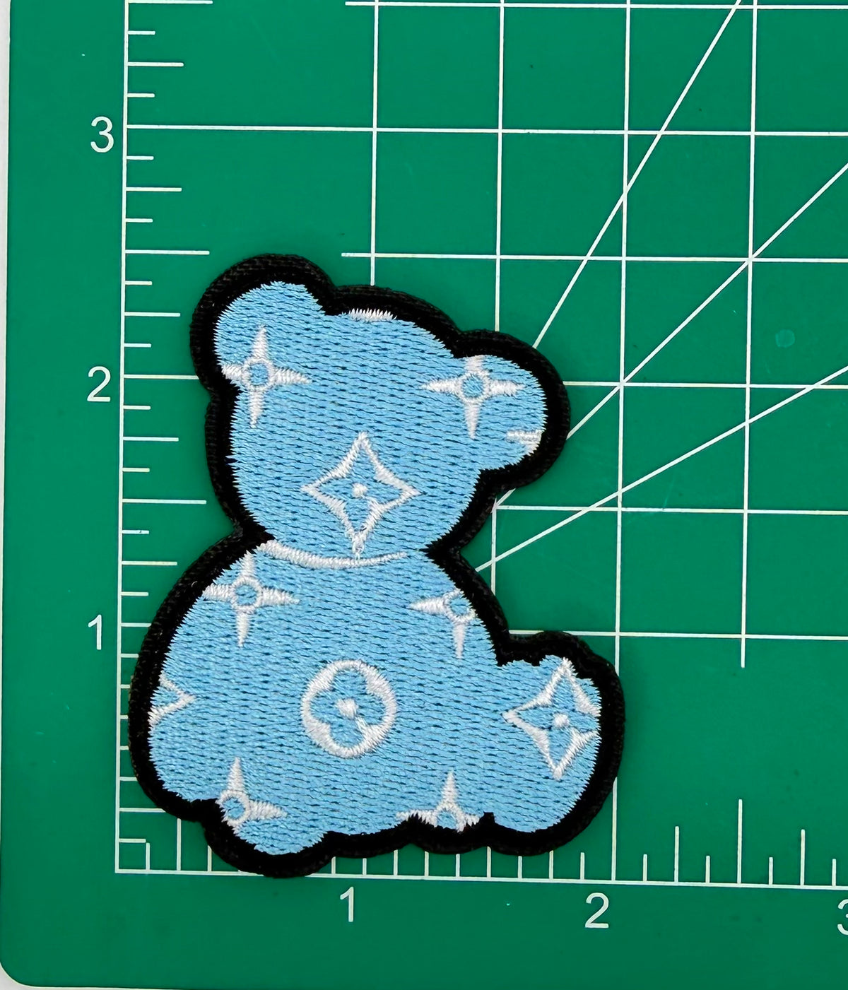 5PC DENIM “LV” patch set
