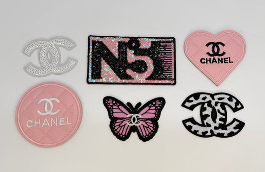 6PC “CHANEL” PATCH SET