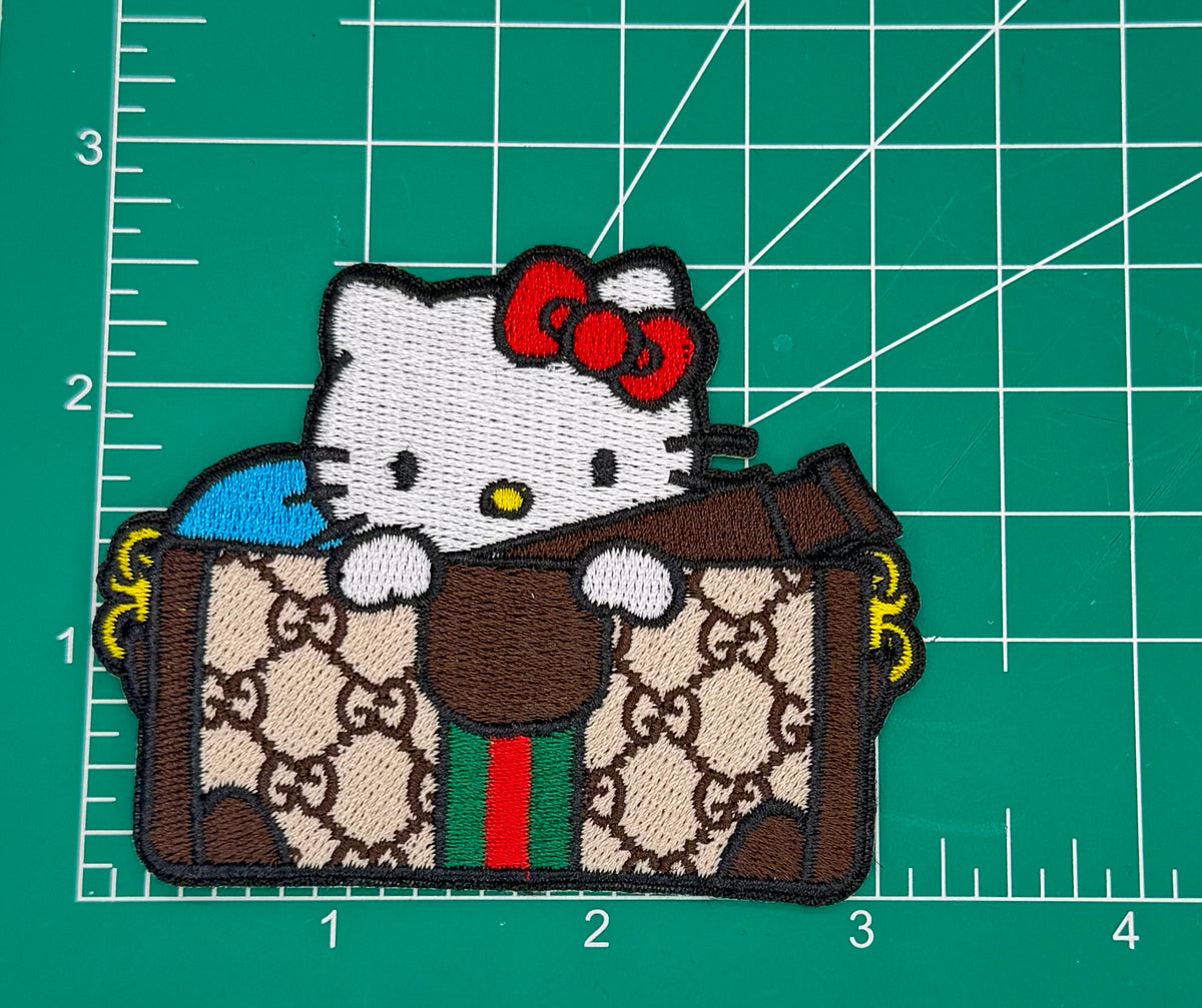 6PC “GUCCI” HELLO KITTY PATCH SET