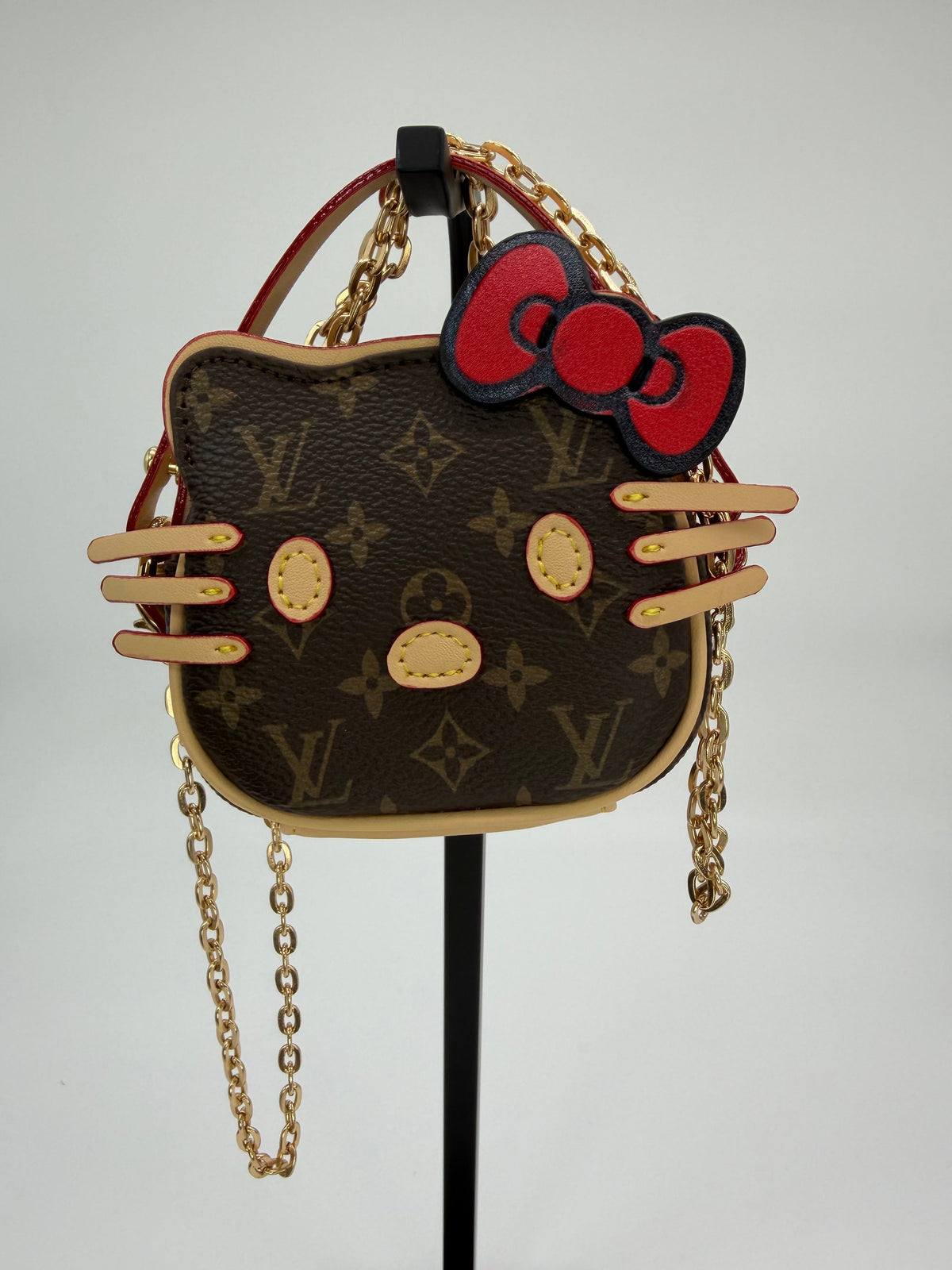 NEW BROWN “LV” “HELLO KITTY” CROSSBODY PURSE