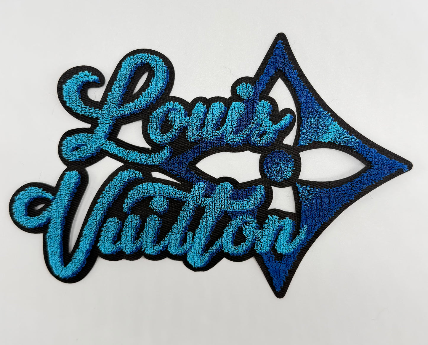 5PC DESIGNER “LV” FABRIC/PATCH/CHARM SET