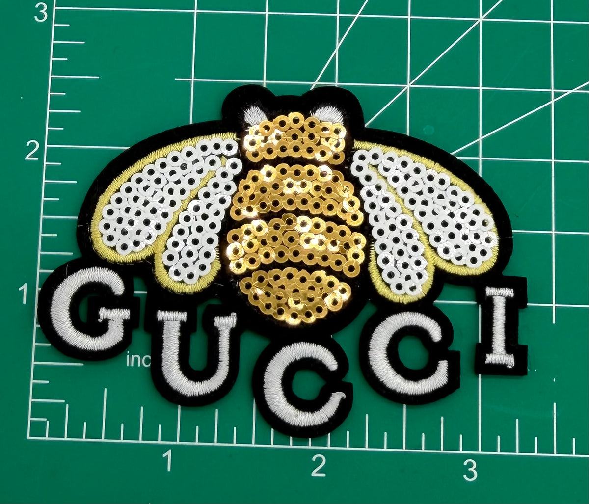 6PC “GUCCI” IRON-ON PATCH SET
