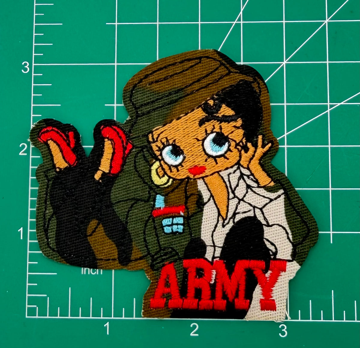 5PC “GUCCI” ARMY GIRL PATCH SET