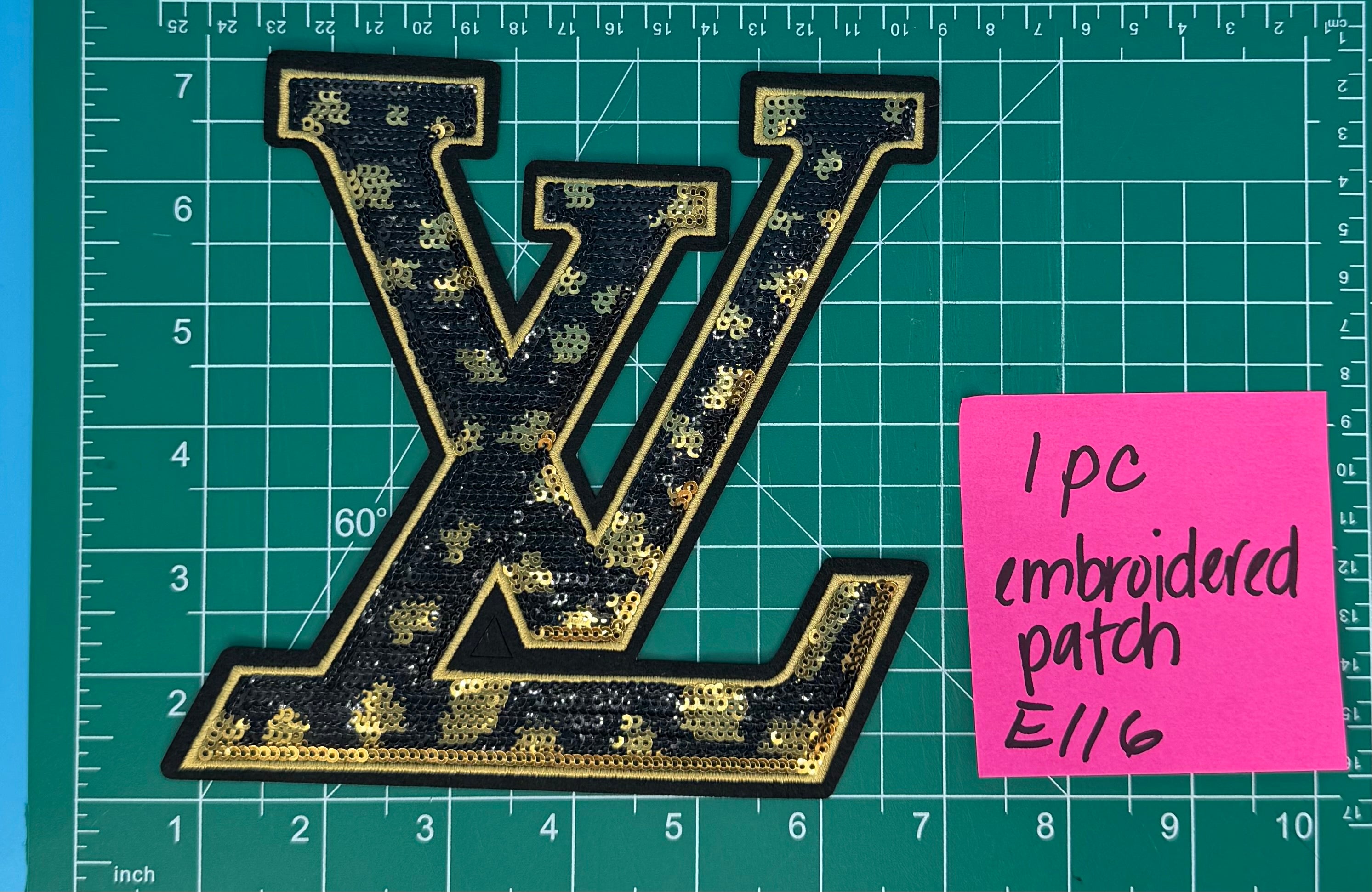 “LV” LARGE DESIGNER PATCH
