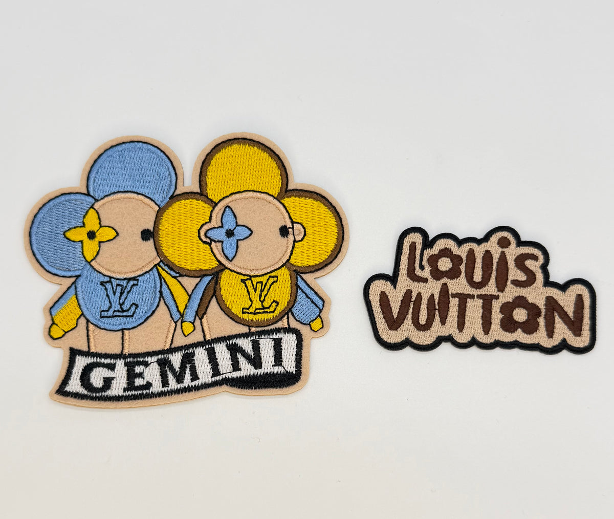 2PC “LV” ZODIAC PATCH SET