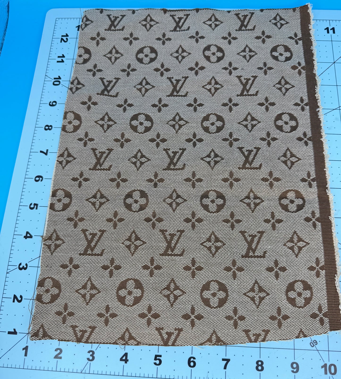 8PC DESIGNER “LV” FABRIC/CHERRY PATCH/CHARM SET